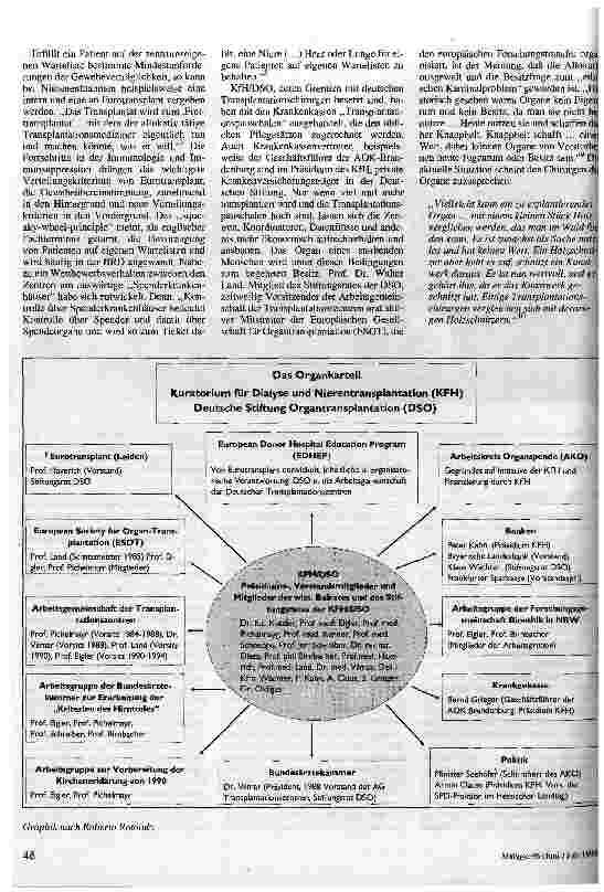 Vorschauseite 3: Das Organkartell Über die Hintergründe des bundesdeutschen Transplantationsgeschäfts