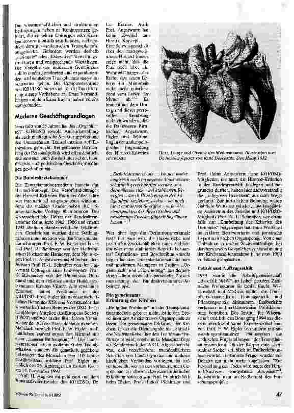 Vorschauseite 4: Das Organkartell Über die Hintergründe des bundesdeutschen Transplantationsgeschäfts