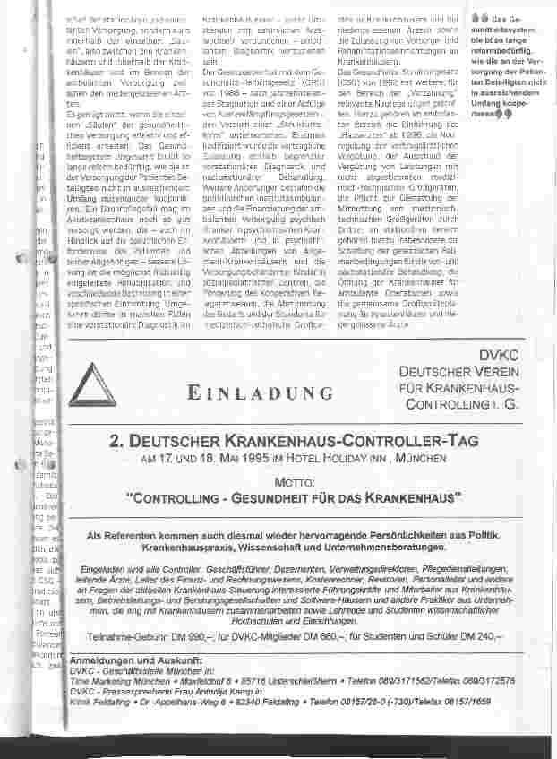 Vorschauseite 2: Im Interesse der Patienten: Kooperation statt Konkurrenz!