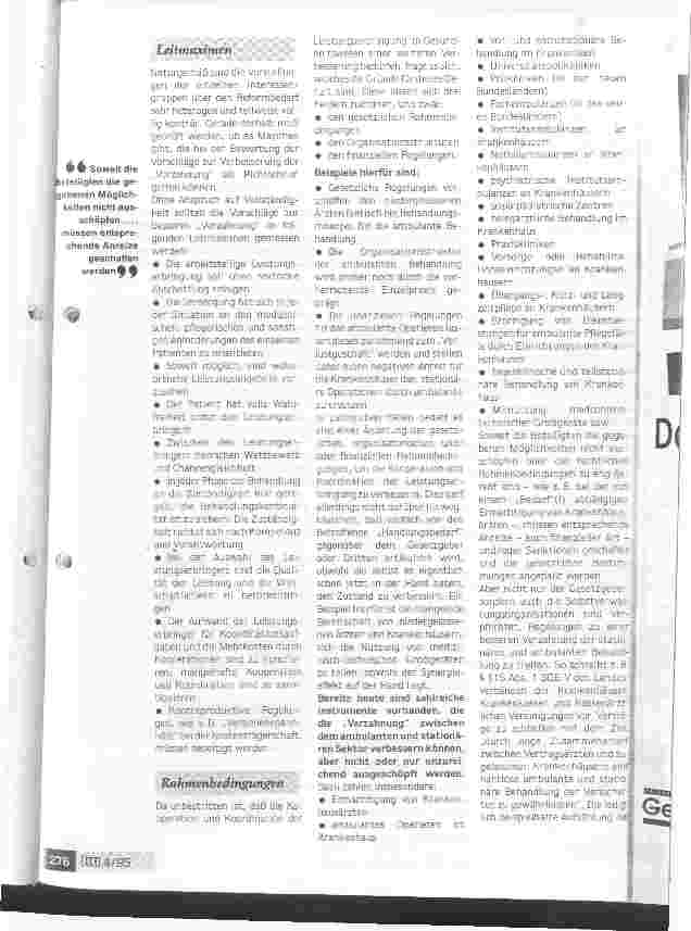 Vorschauseite 3: Im Interesse der Patienten: Kooperation statt Konkurrenz!