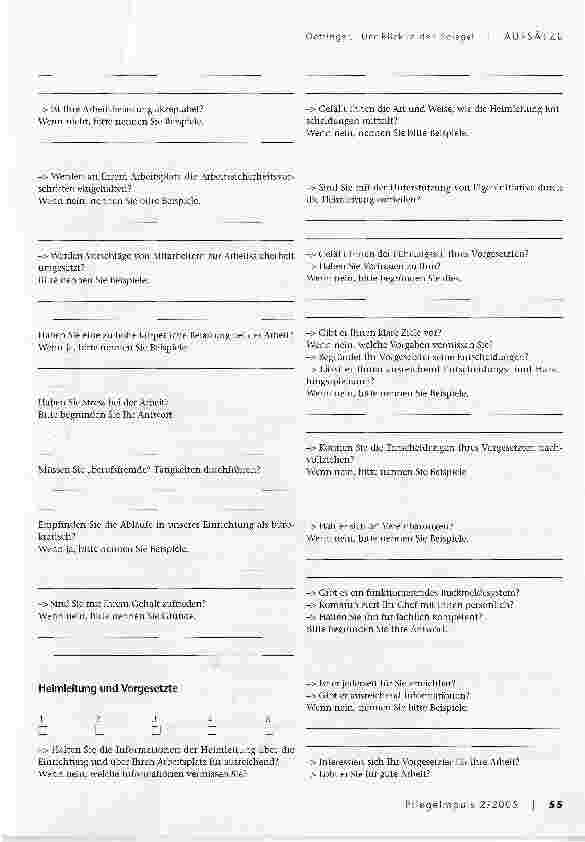 Vorschauseite 5: Der Blick in den SpiegelWarum Pflegeheime ihre Mitarbeiter, Bewohner und Angehörigen befragen sollten