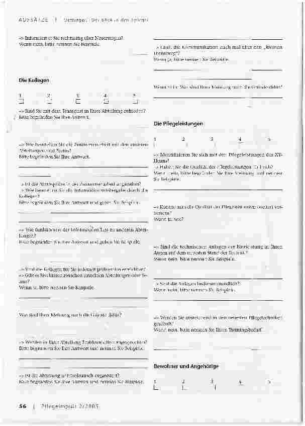 Vorschauseite 6: Der Blick in den SpiegelWarum Pflegeheime ihre Mitarbeiter, Bewohner und Angehörigen befragen sollten