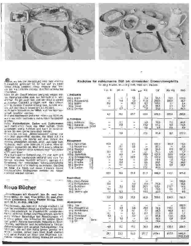 Vorschauseite 2: Diät bei chronischer Glomerulonephritis