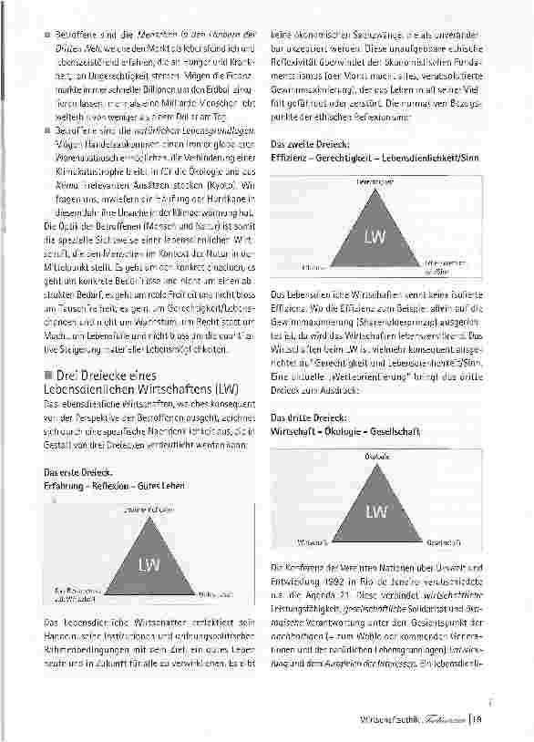 Vorschauseite 3: Lebensdienlich Wirtschaften -Eine wirtschaftsethische Grundlegung