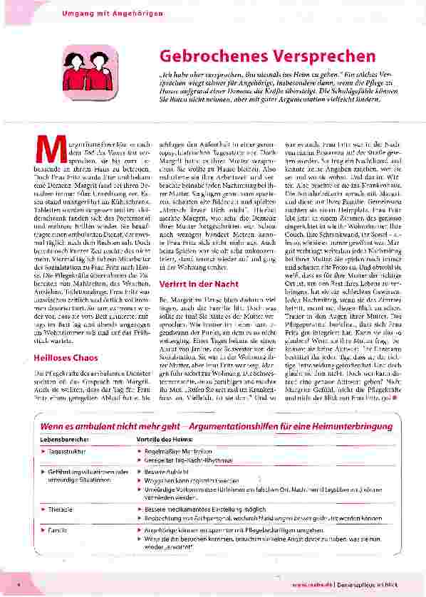 Vorschauseite 1: Gebrochenes Versprechen