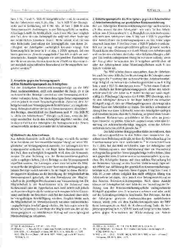 Vorschauseite 6: Die Auswirkungen der neueren Rechtsprechung zur Befreiung von der Rentenversicherungspflicht