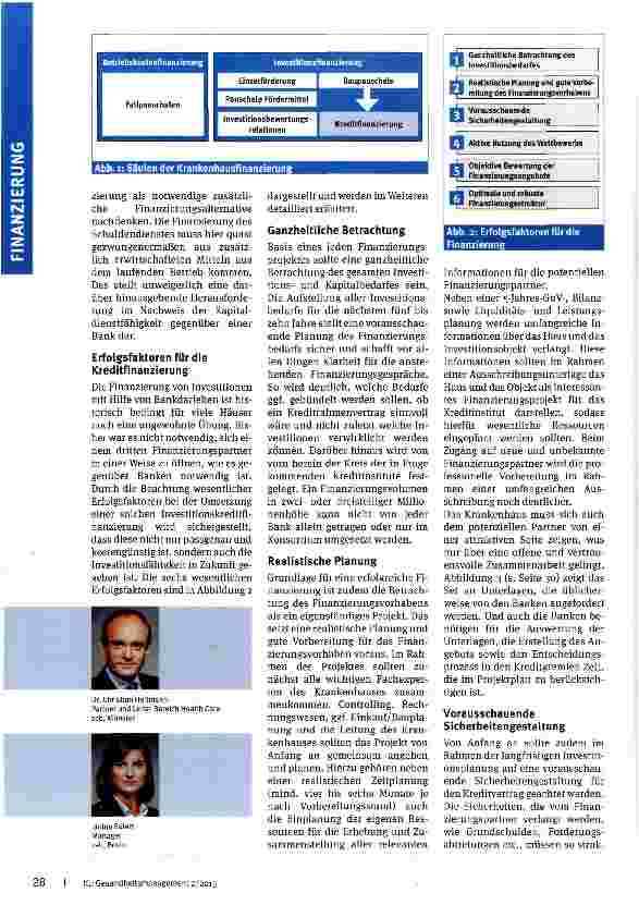 Vorschauseite 2: Investitionskredite als dritte Finanzierungssäule?