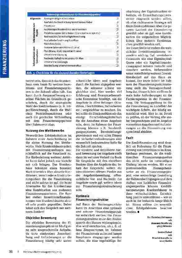 Vorschauseite 3: Investitionskredite als dritte Finanzierungssäule?