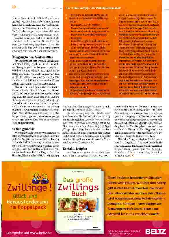 Vorschauseite 2: Das Wochenbett genießen