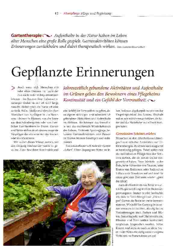 Vorschauseite 1: Gepflanzte Erinnerungen