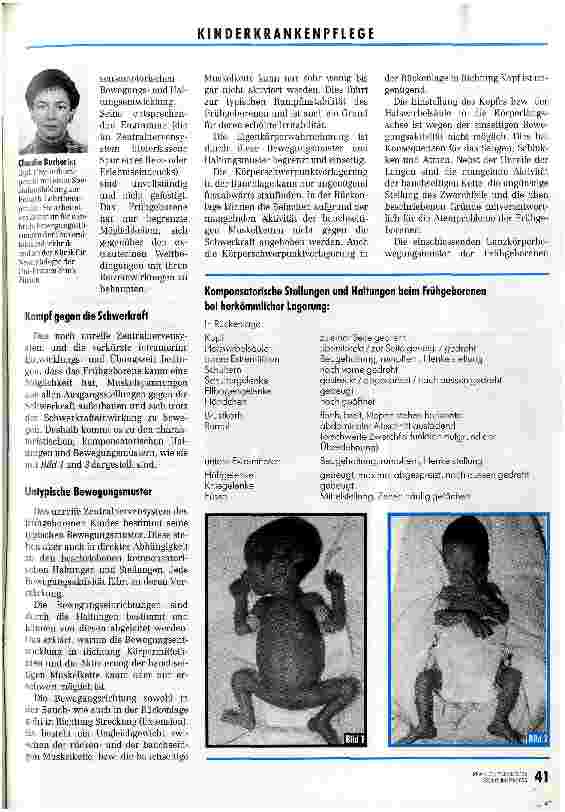 Vorschauseite 2: Lagerungskonzept für Frühgeborene