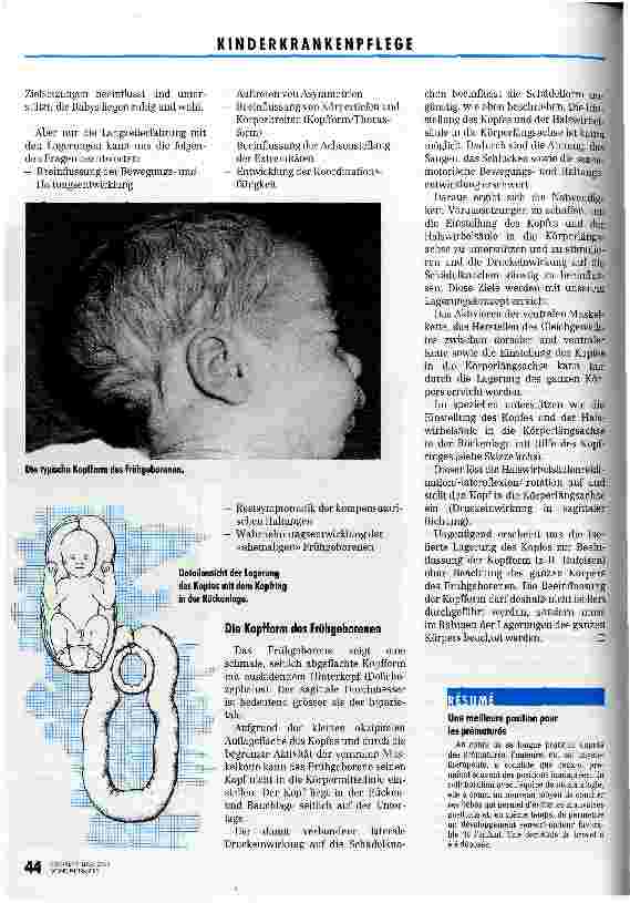 Vorschauseite 5: Lagerungskonzept für Frühgeborene