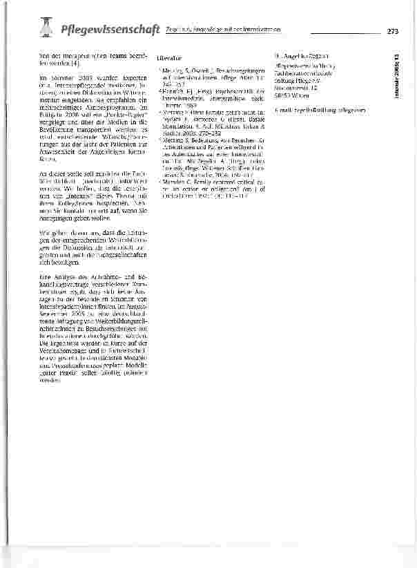 Vorschauseite 2: Angehörige auf der Intensivstation