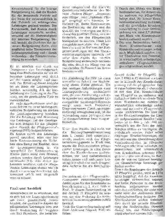 Vorschauseite 5: Leistungsrechnung als Führungsinstrument des Pflegemanagements