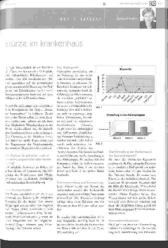 Vorschauseite 1: stürze im krankenhaus