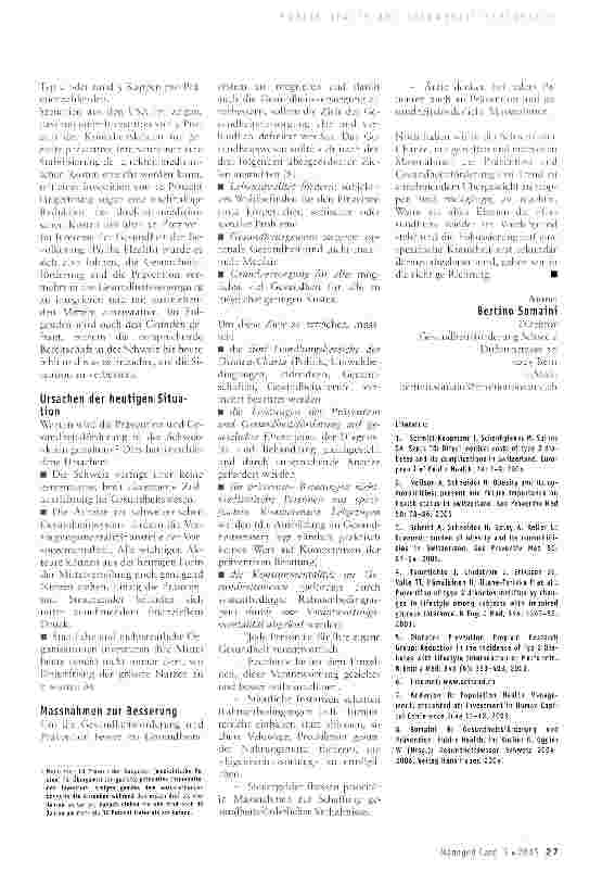 Vorschauseite 2: Prävention und Gesundheitsförderung in der Gesundheitsversorgung