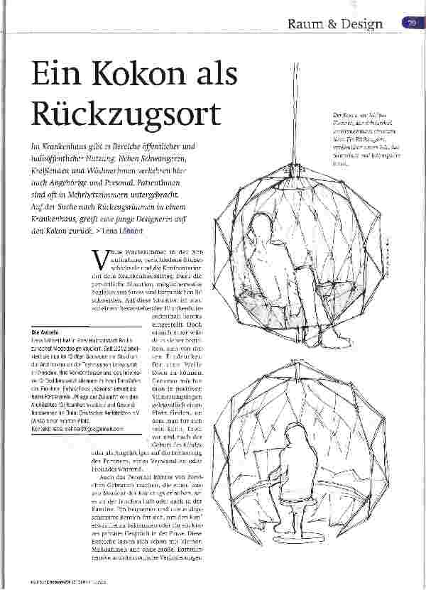 Vorschauseite 1: Ein Kokon als Rückzugsort