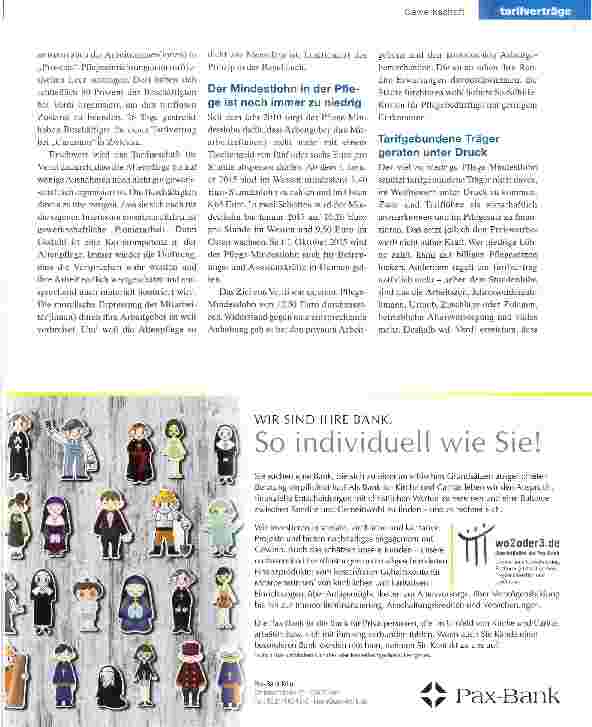 Vorschauseite 2: Altenpflegerinnen verdienen noch immer zu wenig
