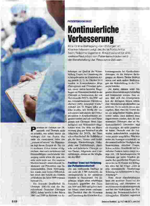 Vorschauseite 1: Kontinuierliche Verbesserung