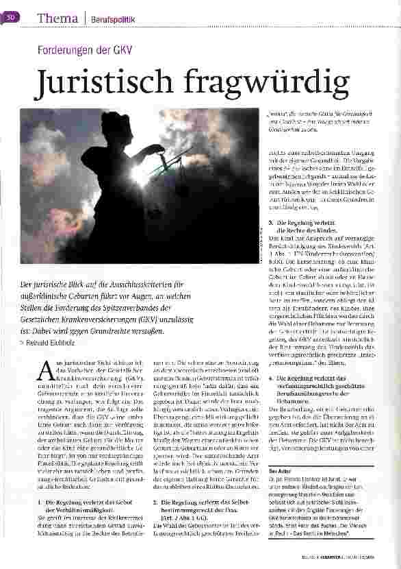 Vorschauseite 1: Juristisch fragwürdig