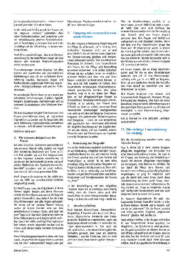 Vorschauseite 3: Gewalterlebnisse im Leben alter Frauen und die Konsequenz für Betreuung, Beratung und Pflege