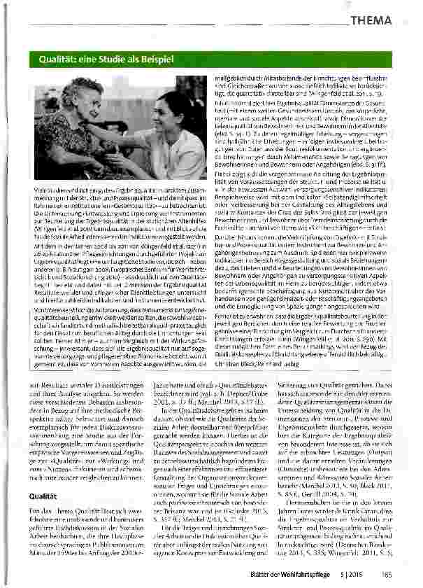 Vorschauseite 3: Qualität, Wirkung, Nutzen