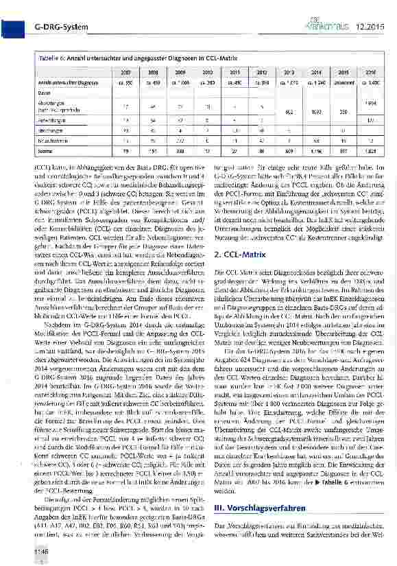 Vorschauseite 6: Das C-DRG-System Version 2016