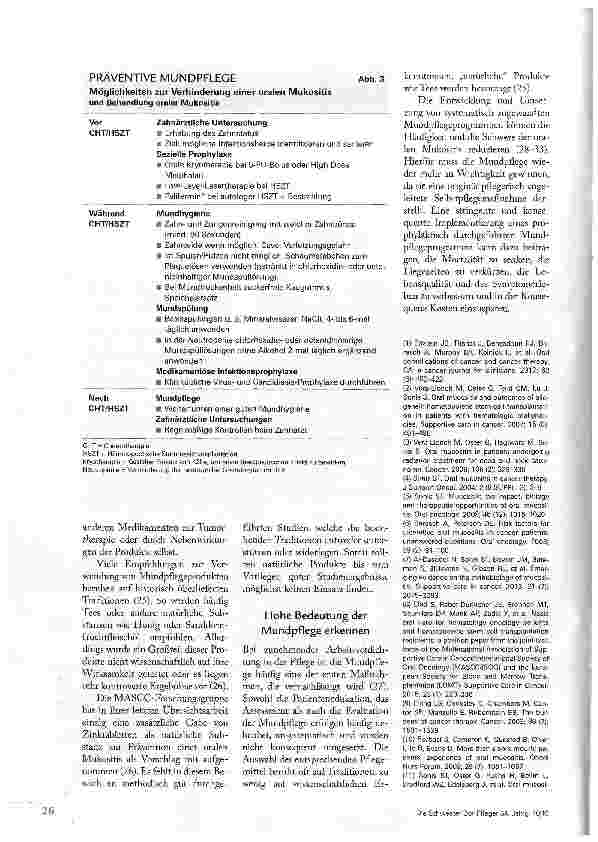 Vorschauseite 5: WENN DIE THERAPIE DIE MUNDSCHLEIMHAUT SCHÄDIGT