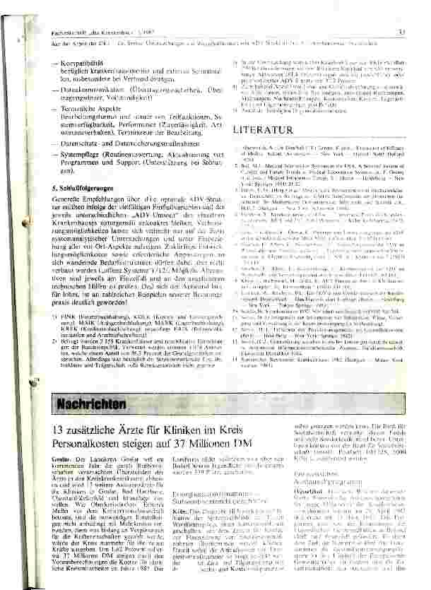 Vorschauseite 4: Untersuchungen zur Wirtschaftlichkeit von EDV-Strukturen im Krankenhauswesen