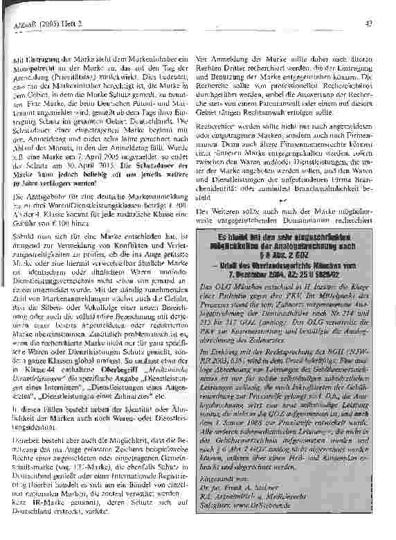 Vorschauseite 3: Neue Kooperationsformen für Ärzte und zukünftige Chancen durch das Markenrecht