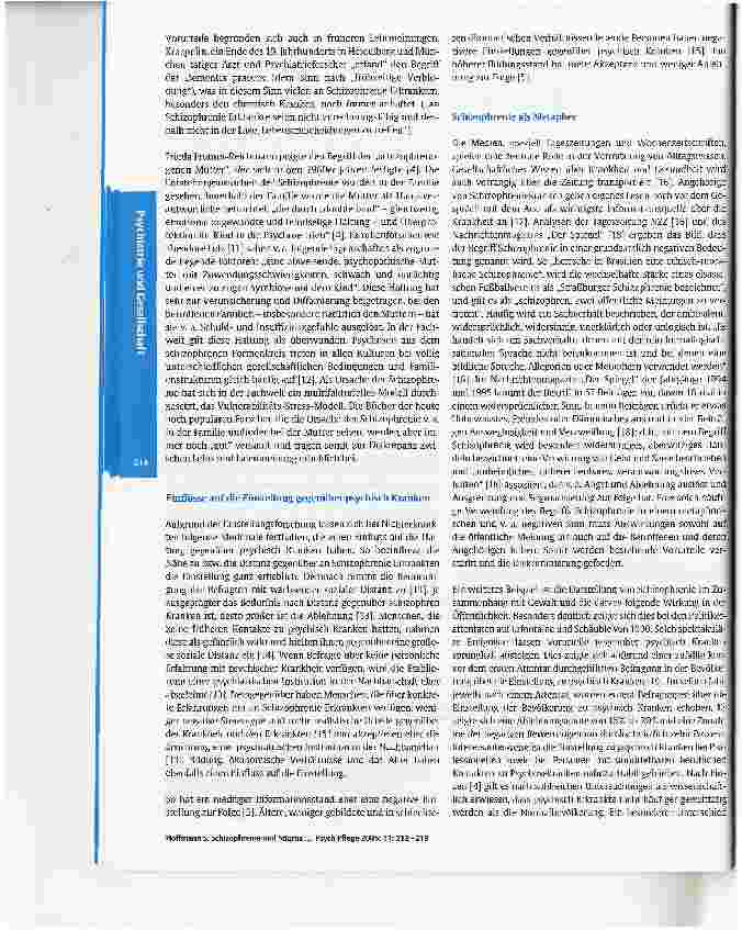 Vorschauseite 3: Schizophrenie und Stigma