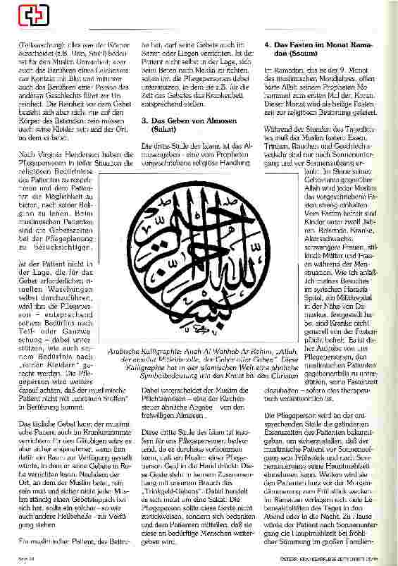 Vorschauseite 3: Pflege und fremde Kulturen: der Islam