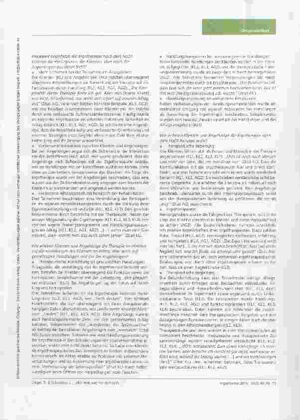 Vorschauseite 6: Hör mal, sag mir den Sinn, dann weiß ich was ich macheDas HoDT-Konzept aus der Klientenund Angehörigenperspektive