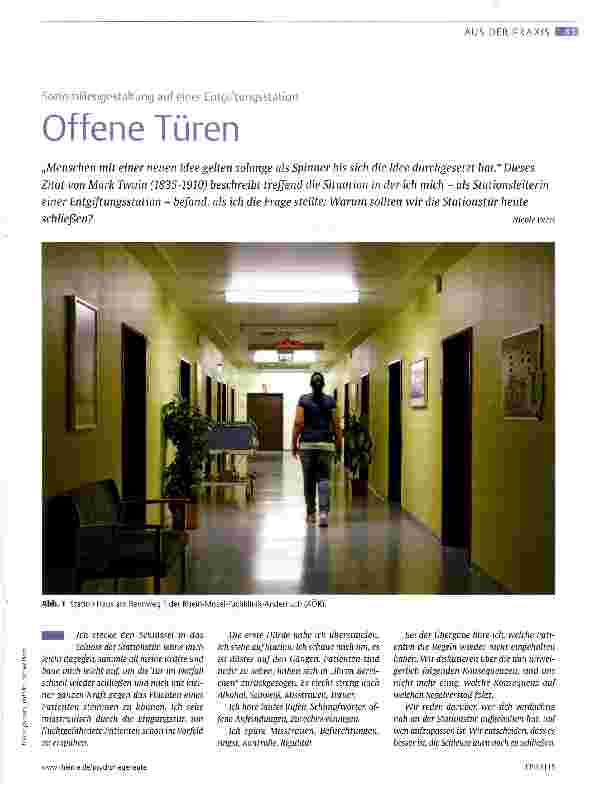 Vorschauseite 1: Offene Türen