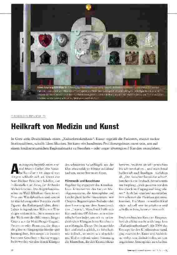 Vorschauseite 1: Heilkraft von Medizin und Kunst