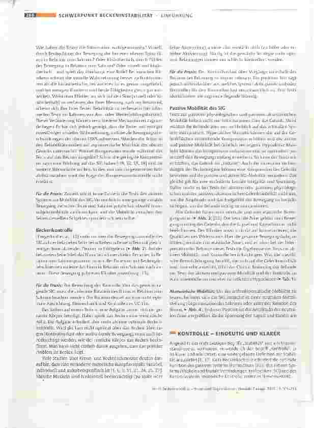 Vorschauseite 4: Beckeninstabilität Wissen und Diagnostizieren