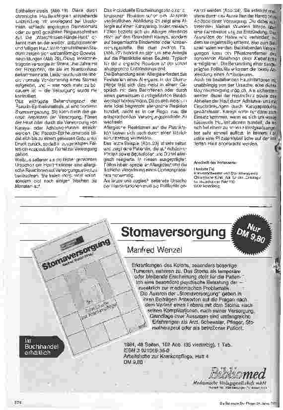 Vorschauseite 5: Die Situation des Stomapatienten