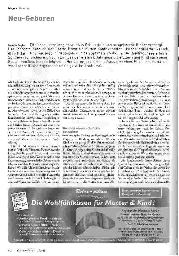 Vorschauseite 1: Neu- Geboren