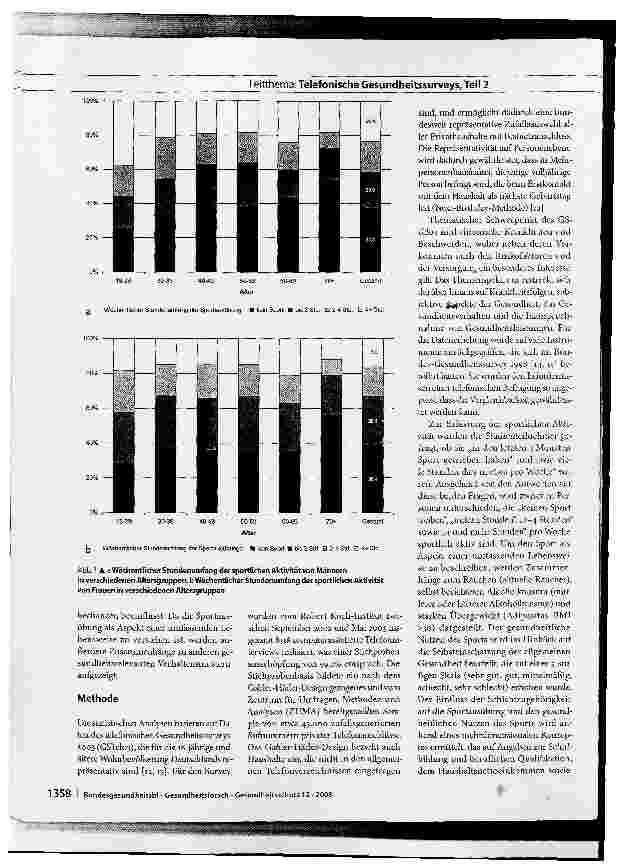 Vorschauseite 2: Sport und Gesundheit bei Erwachsenen in Deutschland