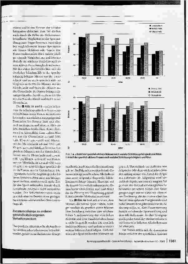 Vorschauseite 5: Sport und Gesundheit bei Erwachsenen in Deutschland