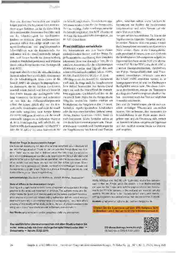 Vorschauseite 4: Stand der Dinge im Assessmentdschungel