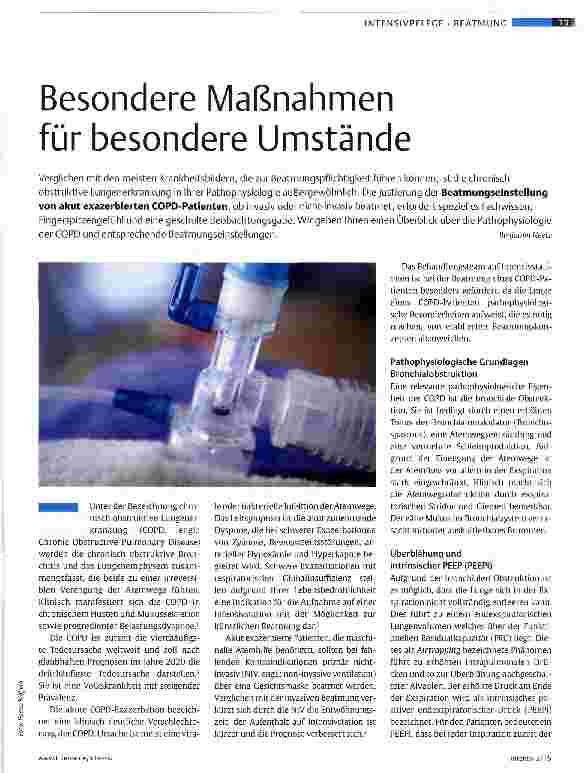 Vorschauseite 1: Besondere Maßnahmen für besondere Umstände