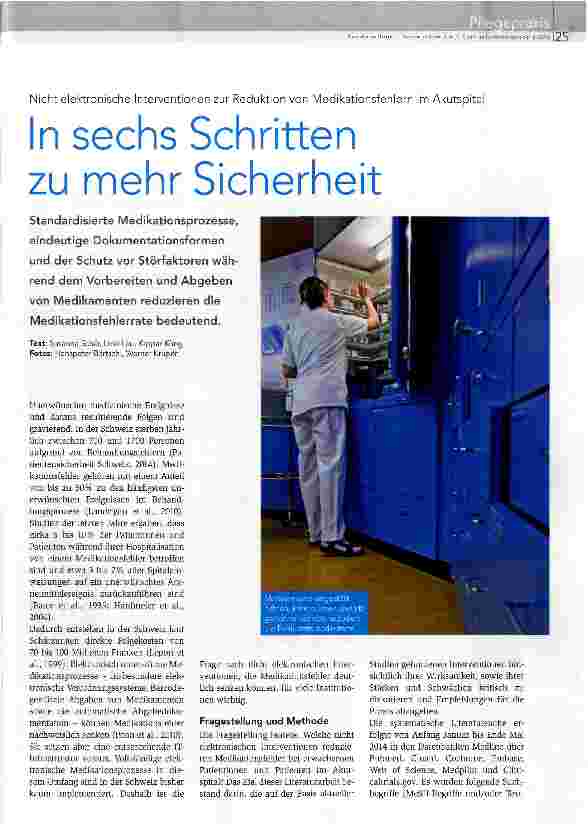 Vorschauseite 1: In sechs Schritten zu mehr Sicherheit