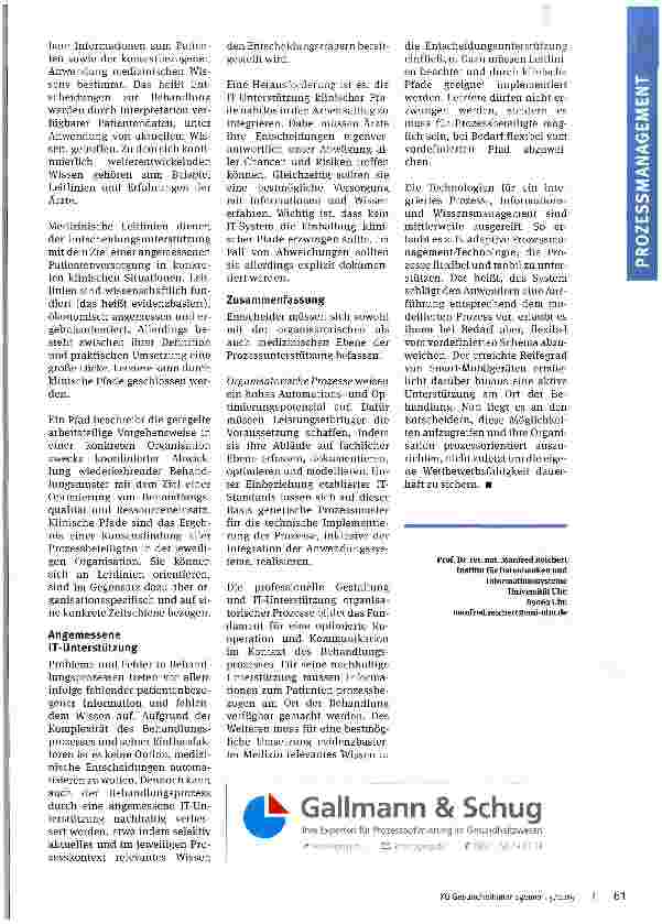 Vorschauseite 3: Nachhaltiges Prozessmanagement als Fundament