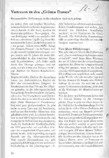 Vorschauseite 1: Vertrauen zu den Grünen Damen