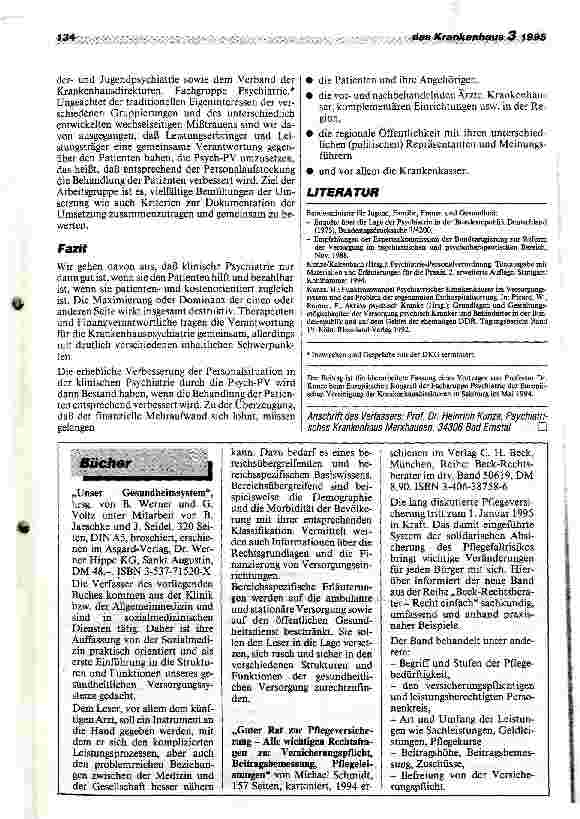 Vorschauseite 5: Umsetzung der Psych-PV und Verbesserung der psychiatrischen Versorgung