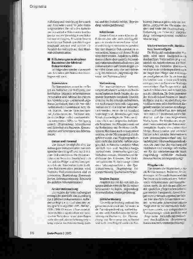 Vorschauseite 2: Pflegedokumentation in der Endoskopie (Teil 2)