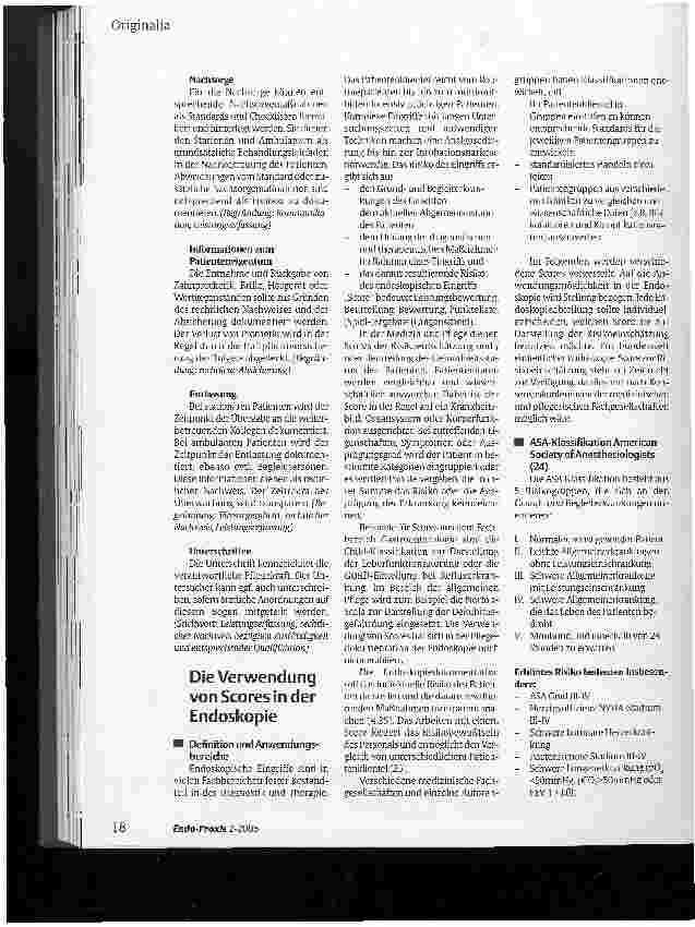 Vorschauseite 3: Pflegedokumentation in der Endoskopie (Teil 2)