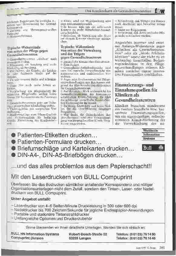 Vorschauseite 3: Marketing für das Ideale Erlebniskrankenhaus Klinik-Marketing macht Gesundheitszentrum mobil