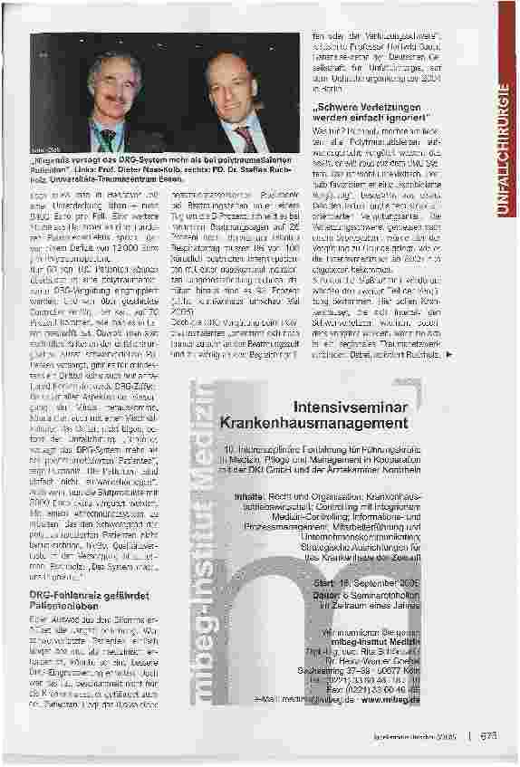 Vorschauseite 2: Das System macht uns Probleme